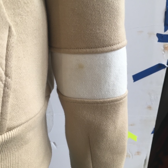 Ader Error Zip-Up Beige Hoodie - Picture 2 of 4